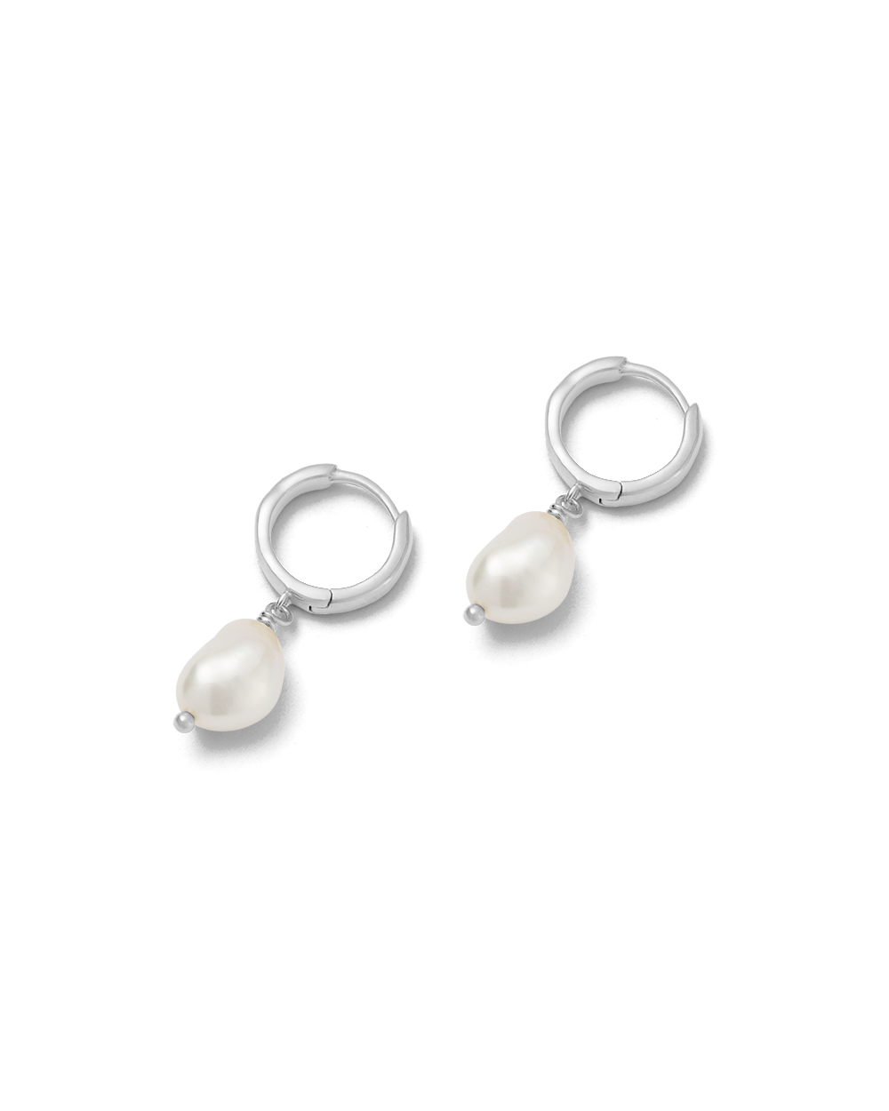 SOLSTICE HOOPS (STERLING SILVER) IMAGE 4