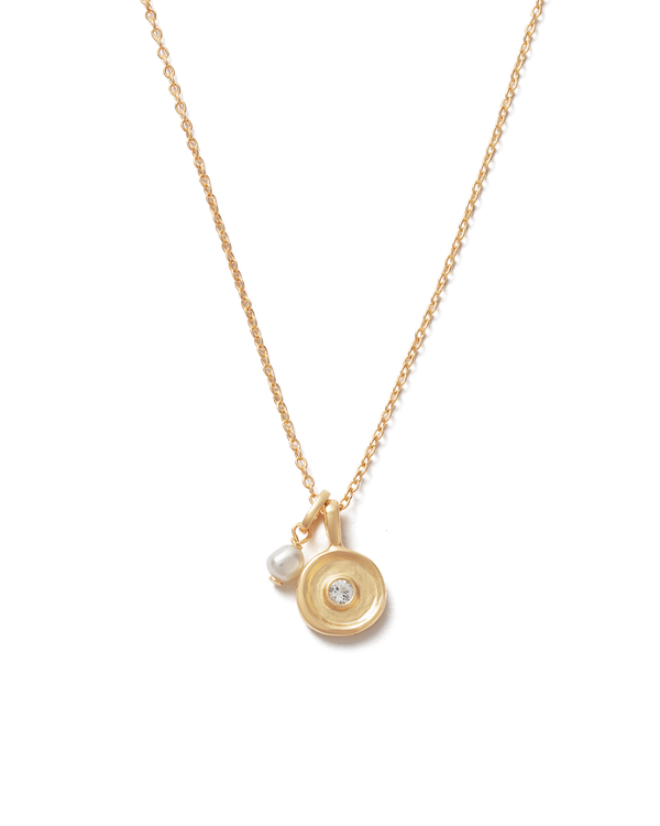 SOLSTICE PEARL NECKLACE (18K GOLD VERMEIL) IMAGE 1