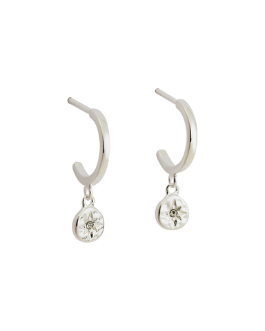 Silver Hoops
