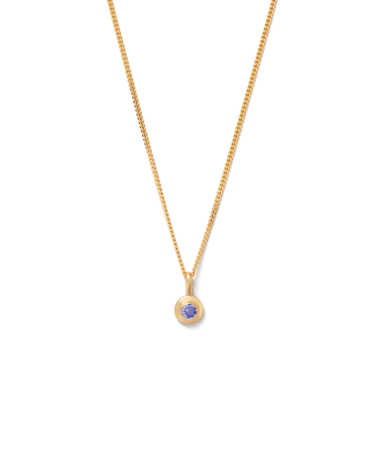 BIRTHSTONE NECKLACE (18K GOLD VERMEIL) DECEMBER