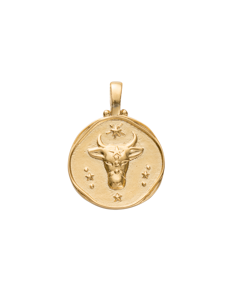 TAURUS ZODIAC (18K GOLD VERMEIL)