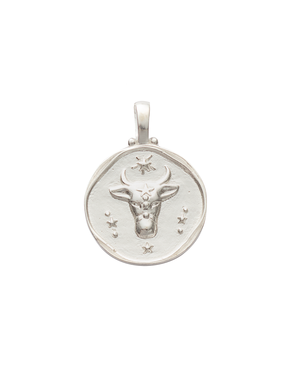 TAURUS ZODIAC (STERLING SILVER) IMAGE 1