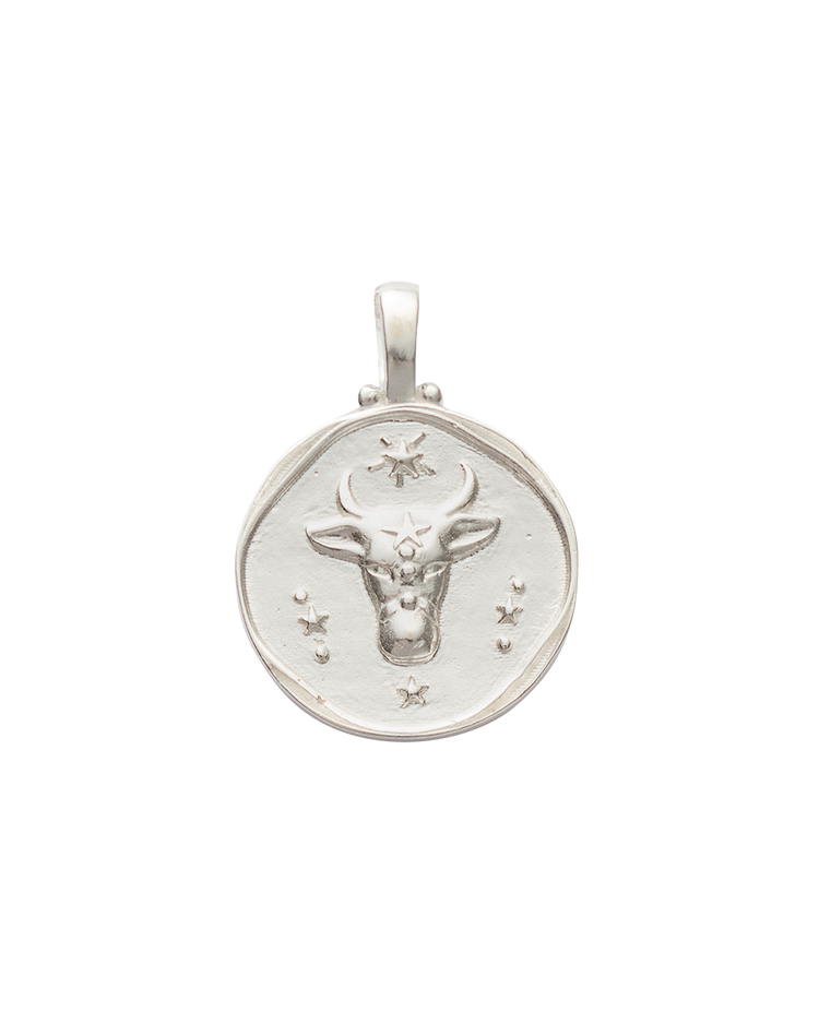 TAURUS ZODIAC (STERLING SILVER) IMAGE 1
