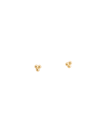 THREE DOT STUDS (GOLD) IMAGE 1