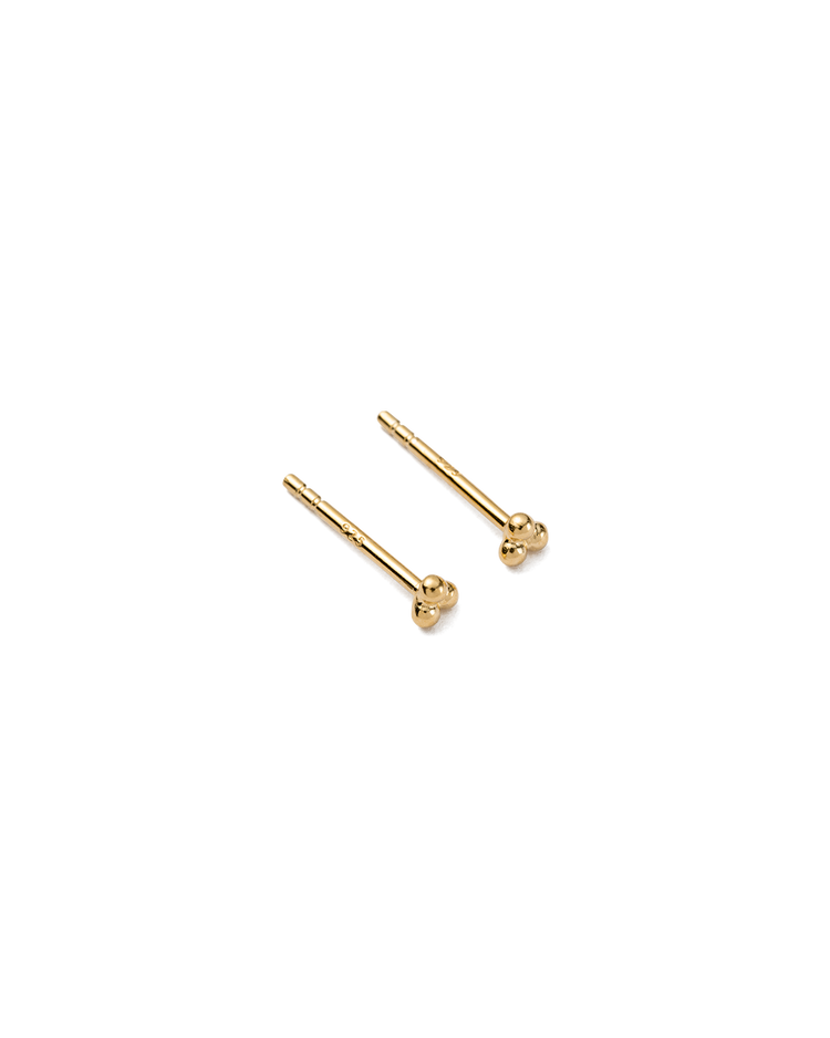 THREE DOT STUDS (GOLD)
