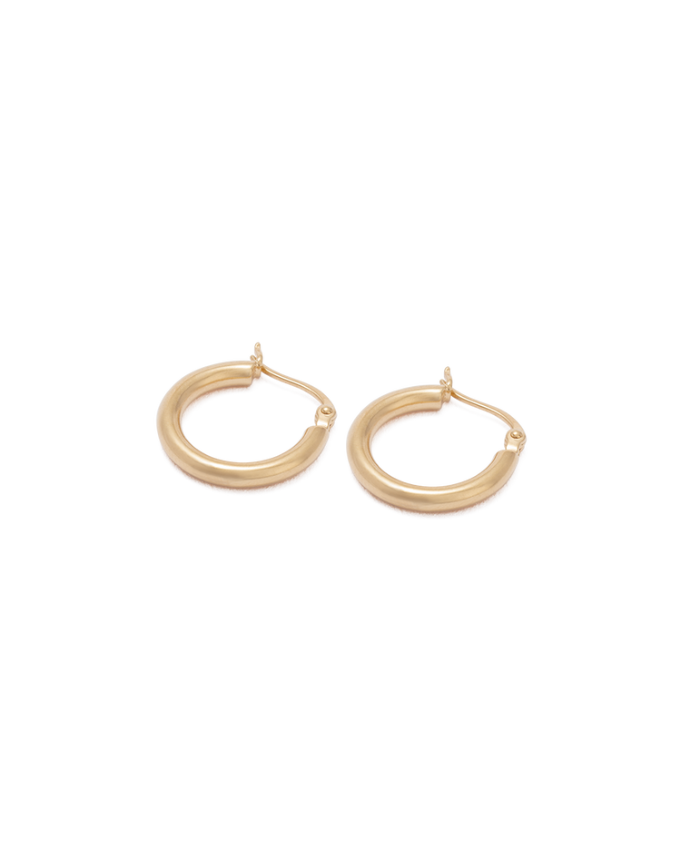 TIDAL HOOPS SMALL (18K GOLD PLATED)