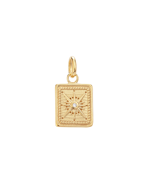 TINY TRUE NORTH COIN (18K GOLD VERMEIL) IMAGE 1