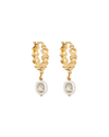 VACATION HOOPS (18K GOLD PLATED) IMAGE 1