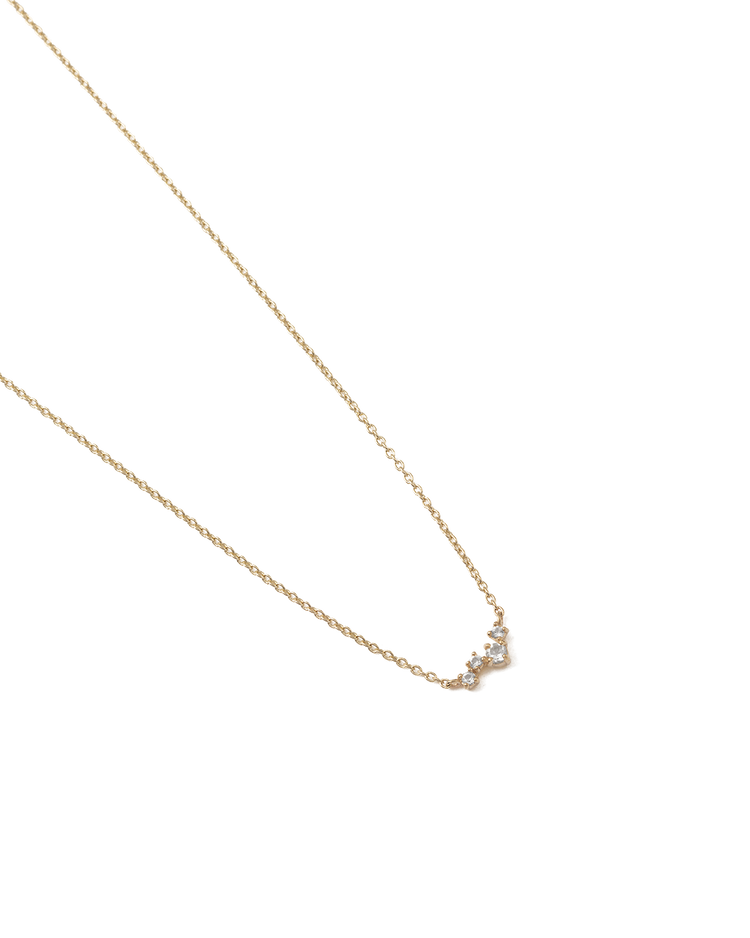 VALENCIA TOPAZ NECKLACE (9K GOLD)