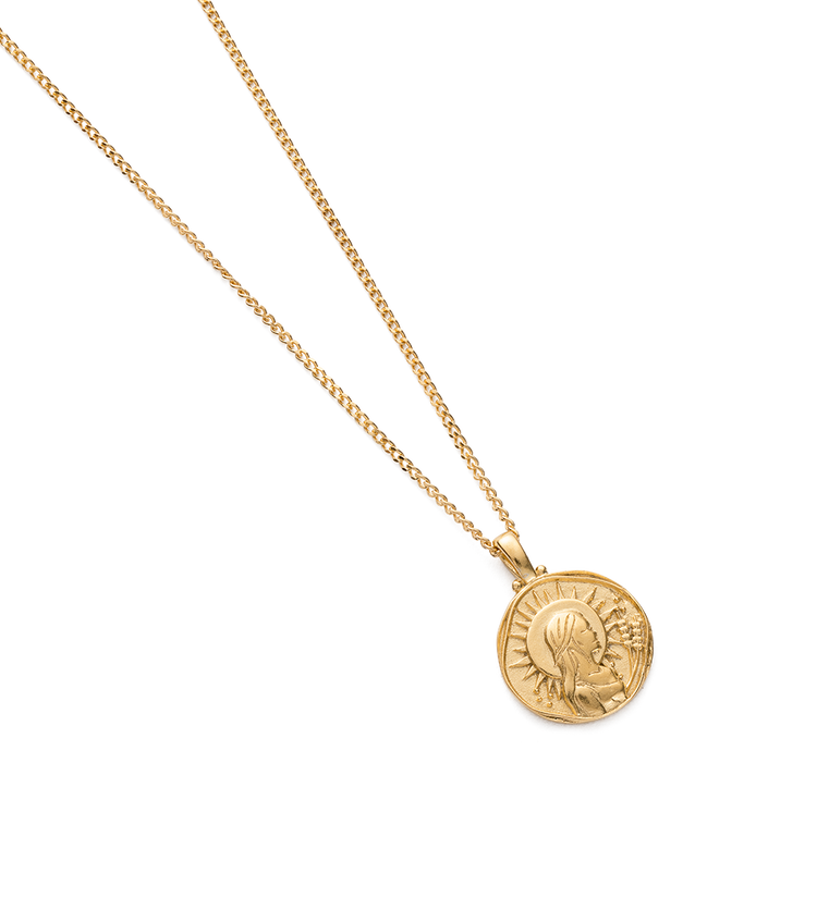 VIRGO ZODIAC NECKLACE (18K GOLD VERMEIL)