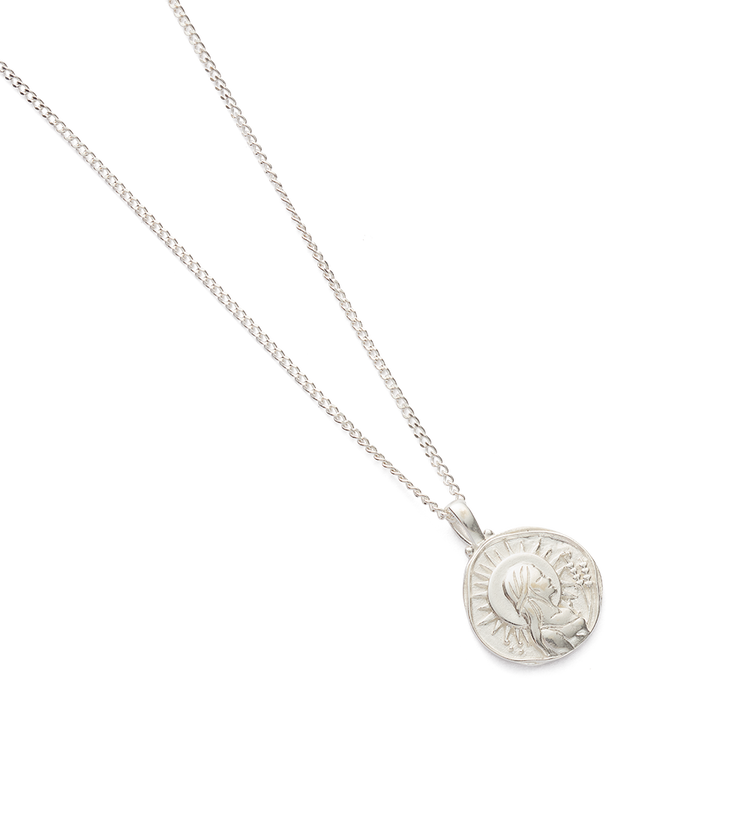 VIRGO ZODIAC NECKLACE (STERLING SILVER)