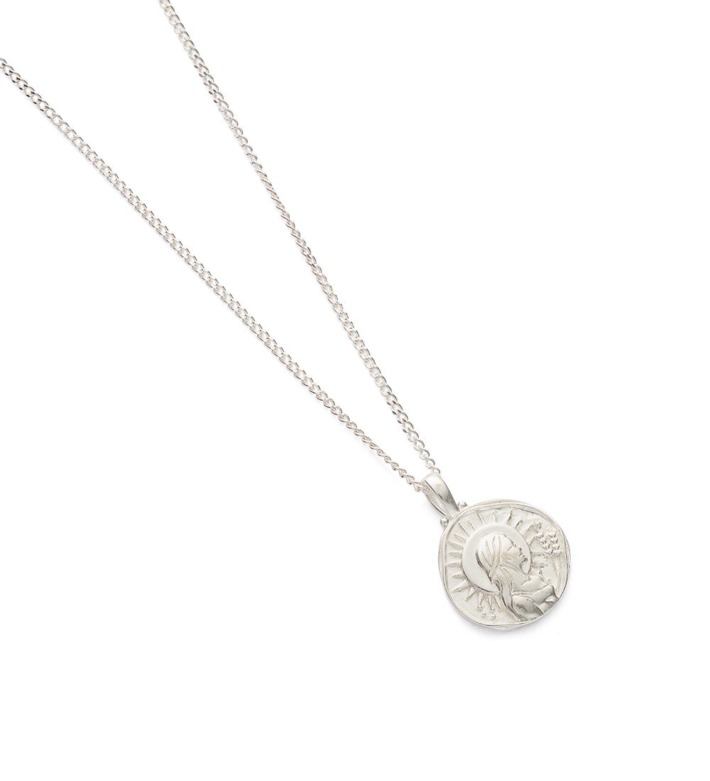 VIRGO ZODIAC NECKLACE (STERLING SILVER) IMAGE 4