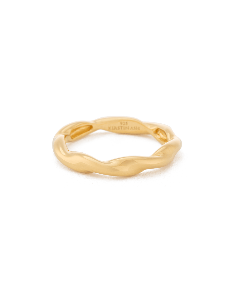 WAVE RING (18K GOLD VERMEIL) IMAGE 1