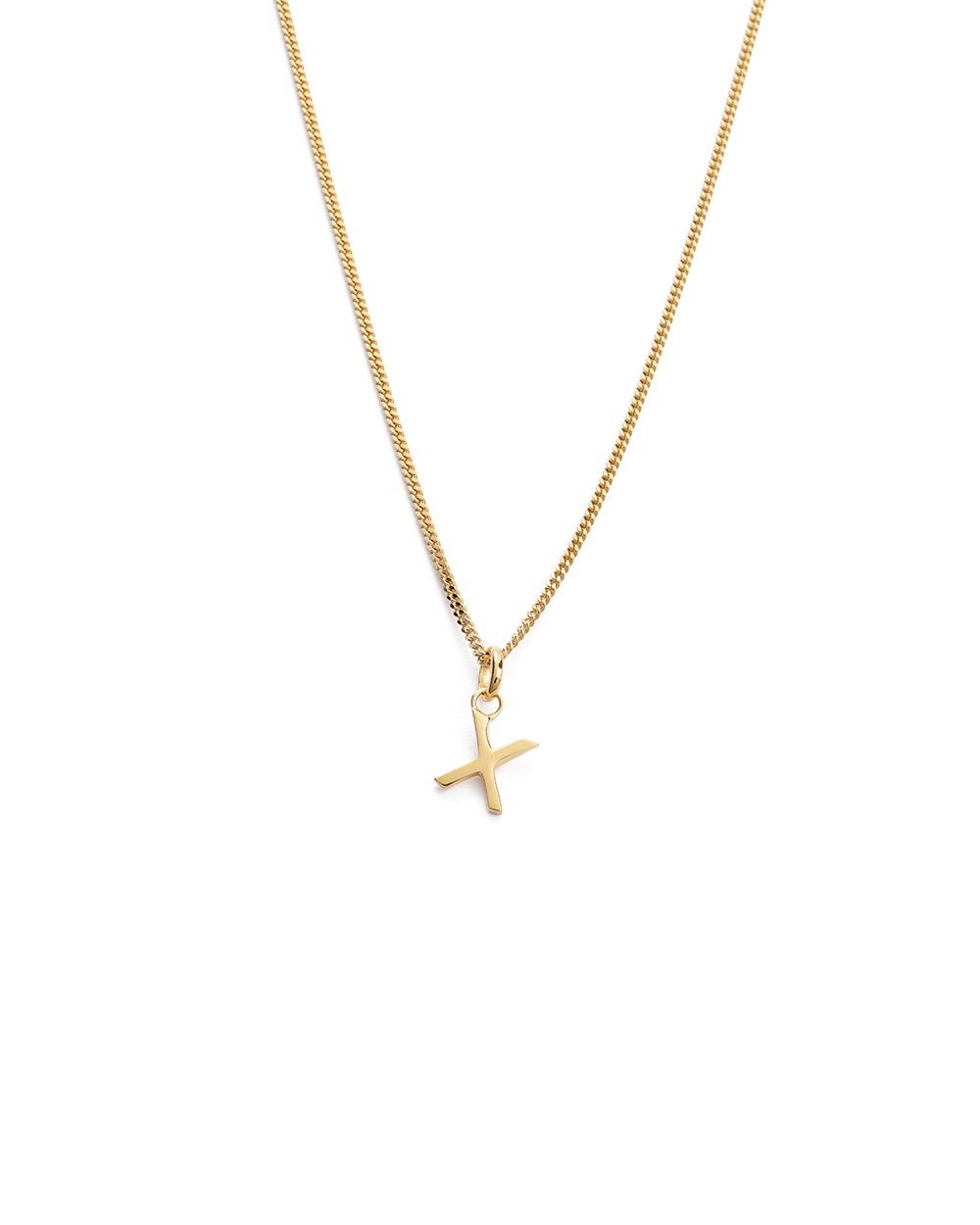 OUTLINE INITIAL NECKLACE A-Z (18K GOLD VERMEIL) IMAGE 29