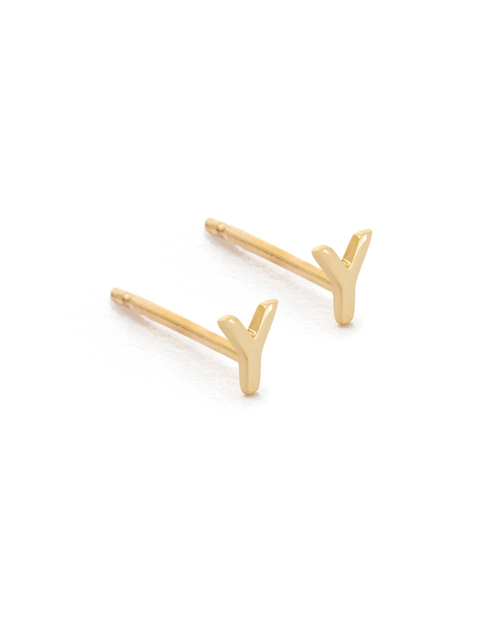 INITIAL EARRINGS (9K GOLD) IMAGE 29