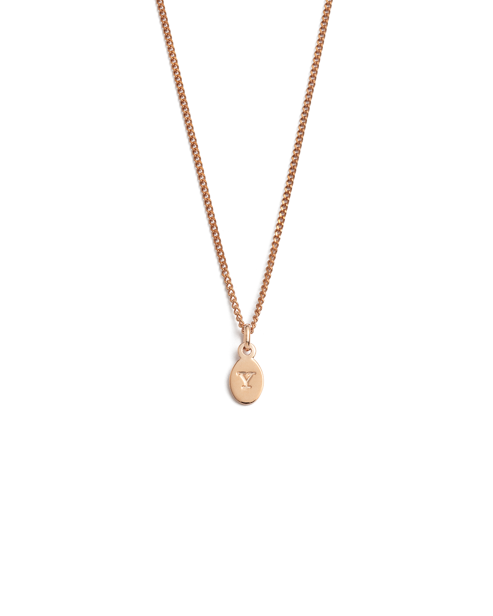 INITIAL NECKLACE A-Z (18K ROSE GOLD VERMEIL) IMAGE 30